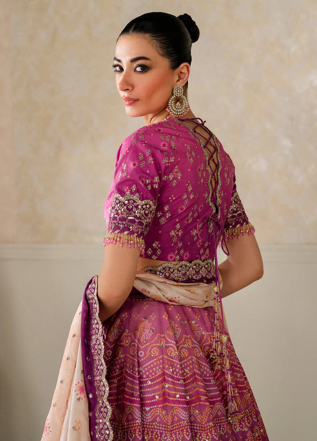 Chantelle by Baroque Unstitched Embroidered Raw Silk 3 Piece Suit BQ26UFC UF-4163 - Festive Collection