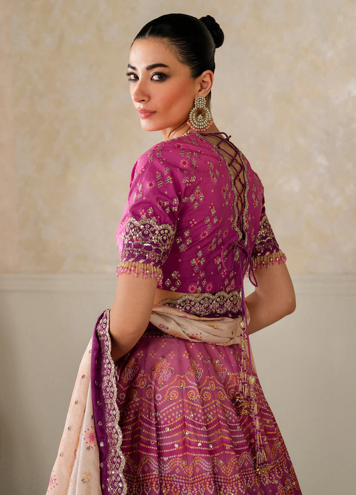 Chantelle by Baroque Unstitched Embroidered Raw Silk 3 Piece Suit BQ26UFC UF-4163 - Festive Collection