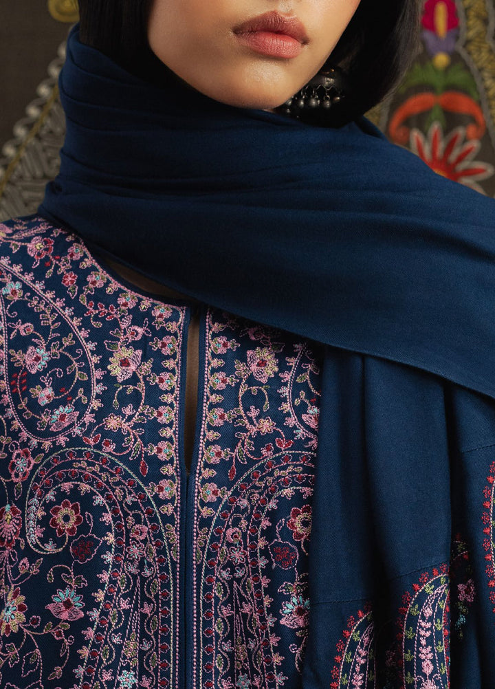 Zara Shahjahan Unstitched Winter Marina Embroidered Suits 3 Piece CZS25WC D3-Neelum - Winter Collection