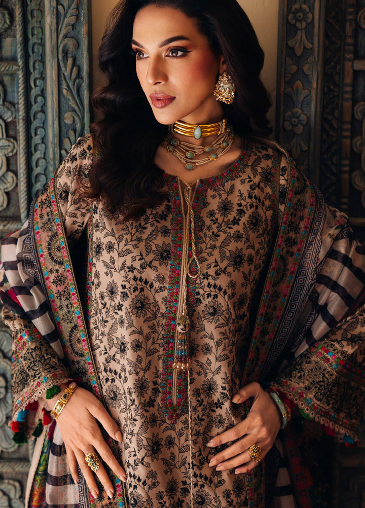 Charizma Unstitched Embroidered Luxury Lawn 3 Piece Suit CHR26ULL ED6-01 - Eid Collection