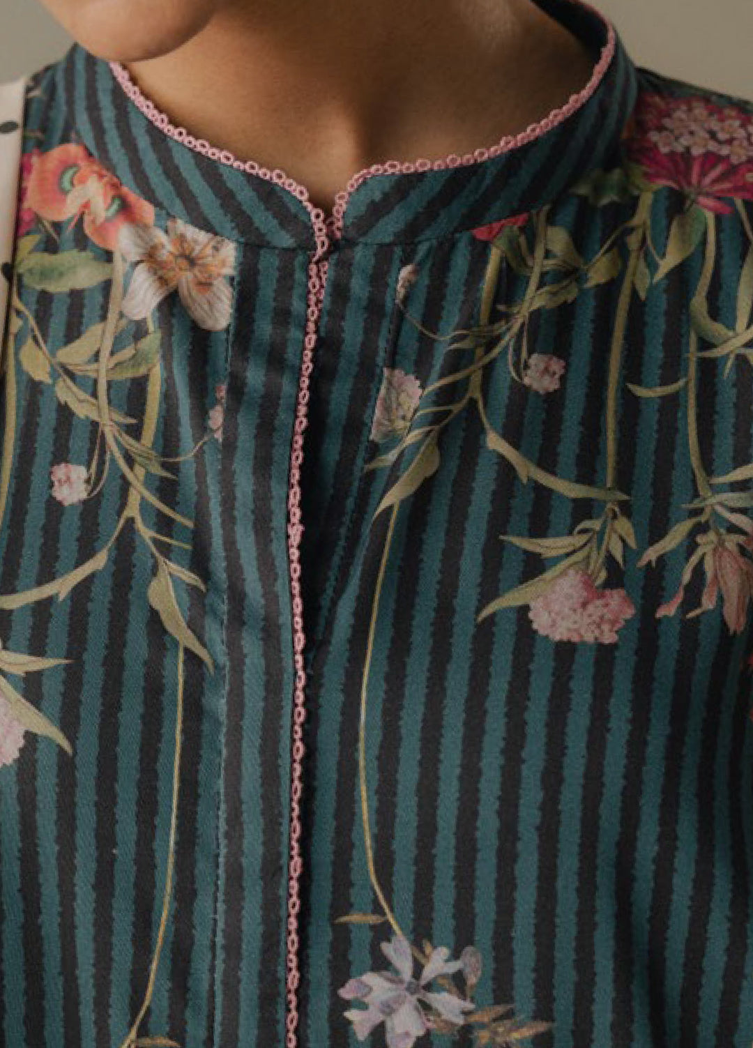 Coco by Zara Shahjahan Prints Unstitched Linen Suits 3 Piece CZS25PW Amber Days D-1B - Winter Collection