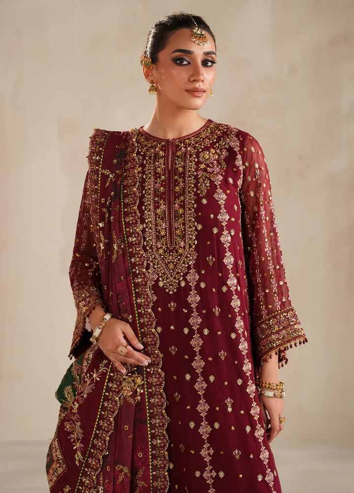 Chantelle by Baroque Unstitched Embroidered Chiffon 3 Piece Suit BQ26UCF UF-4367 - Festive Collection
