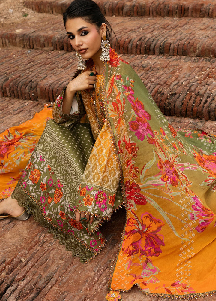 Chunri by Charizma Unstitched Embroidered Lawn 3 Piece Suit CHR26UCL CHN6-05 - Summer Collection