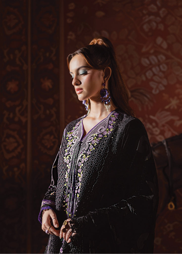 Amelia by Mahnur Unstitched Luxury Cotrai Embroidered 3 Piece Suits MN25AL AM-001 - Winter Collection