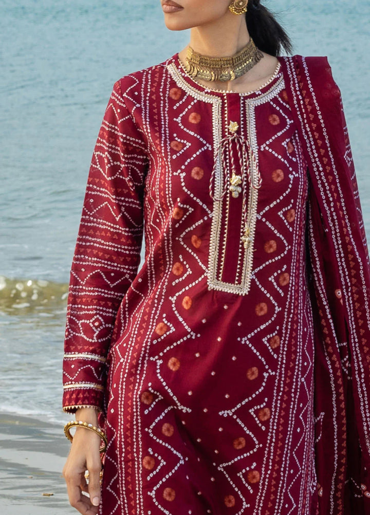 The Chunri by Gul Ahmed Unstitched Printed Lawn 3 Piece Suit GA26UTCL CL-52180 B - Summer Collection