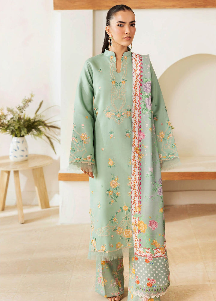 Nissa Floral Symphony by Rajbari Embroidered Marina Suits Unstitched 3 Piece RB25NM D-03 - Winter Collection