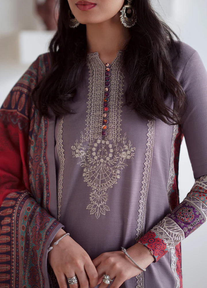 Noore by Freesia Unstitched Khaddar Embroidered Suits 3 Piece FRE25NW FSU-5672 Zalaan - Winter Collection