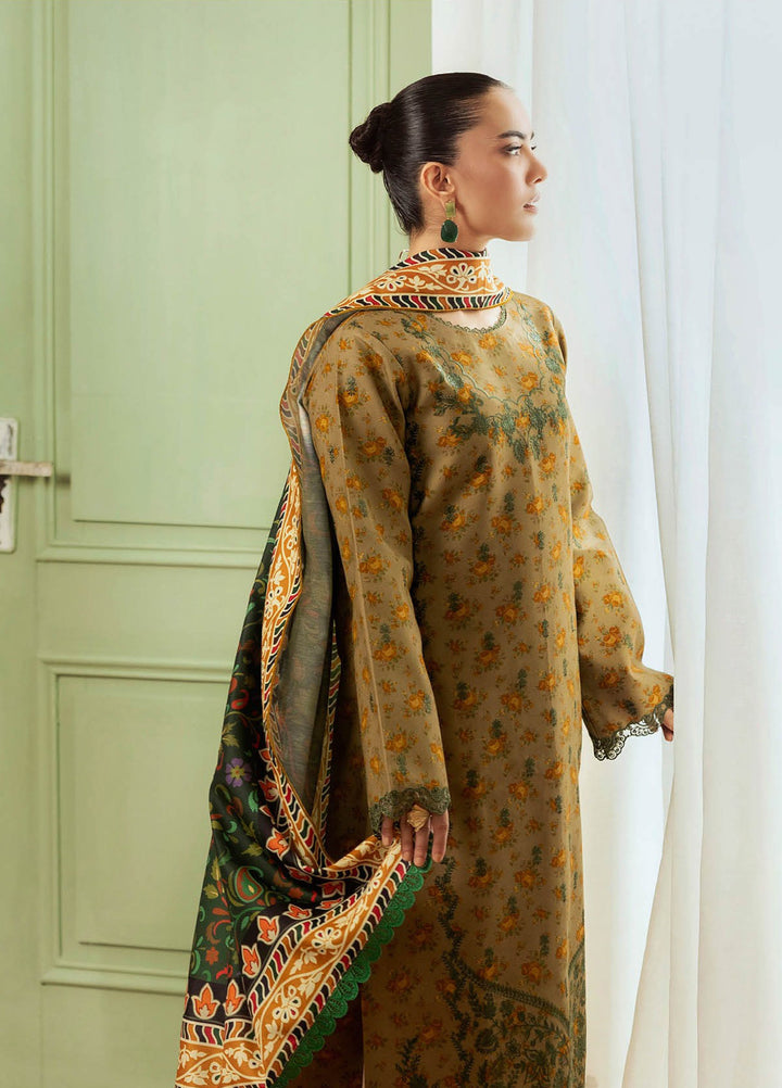 Nissa Floral Symphony by Rajbari Embroidered Marina Suits Unstitched 3 Piece RB25NM D-05 - Winter Collection