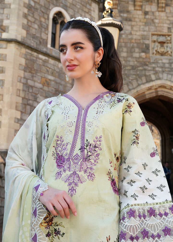 Al Zohaib Printkari Unstitched Embroidered Lawn 3 Piece Suit AZ26ULP 02 - Summer Collection