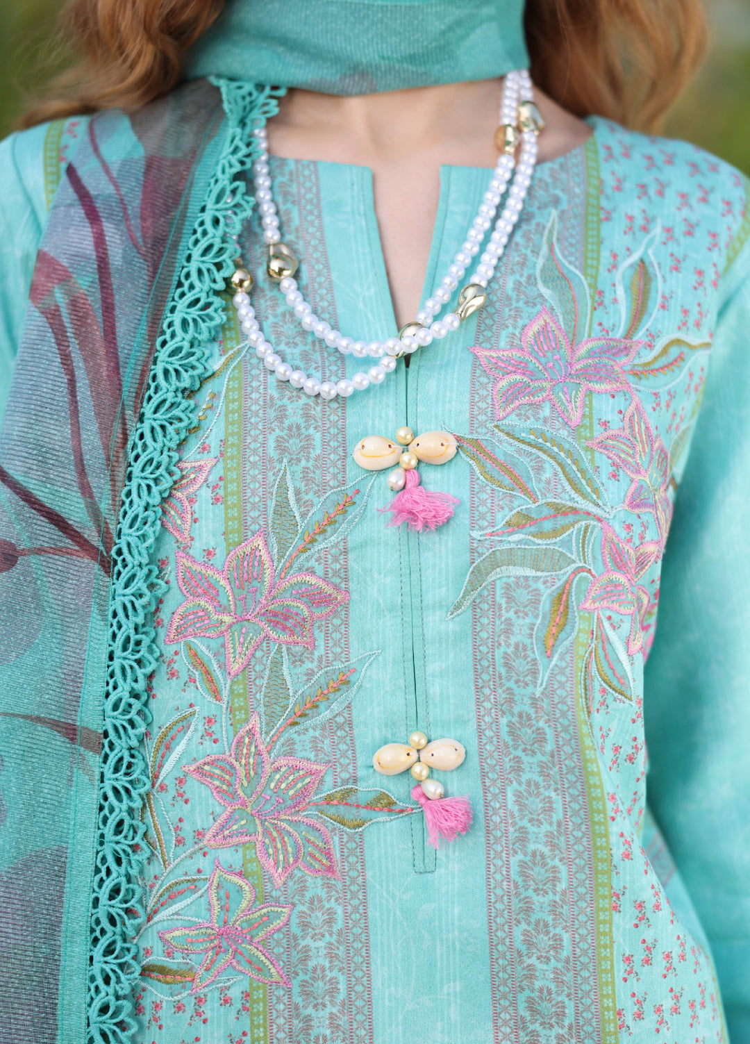 Rang Rasiya Lifestyle Lawn Unstitched Embroidered 3 Piece Suit RR25ULS ASTER - Summer Collection