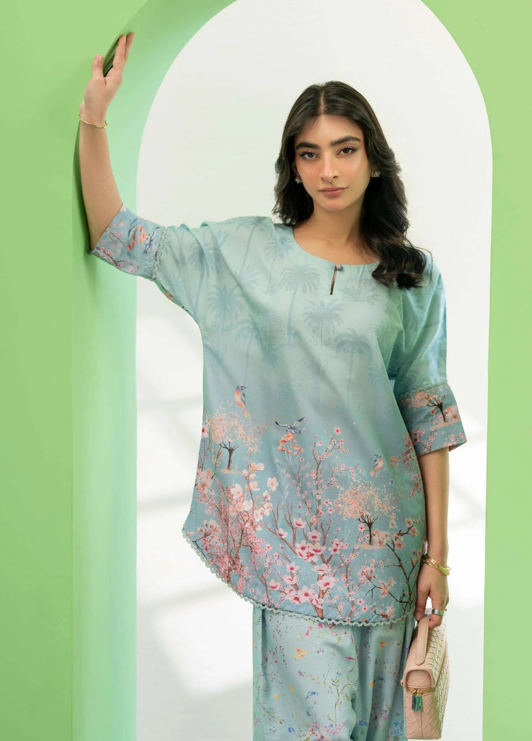 Minor Defect by Ayesha Somaya RTW Printed Lawn Silk 2 Piece Suit Vibe Check Casual Collection