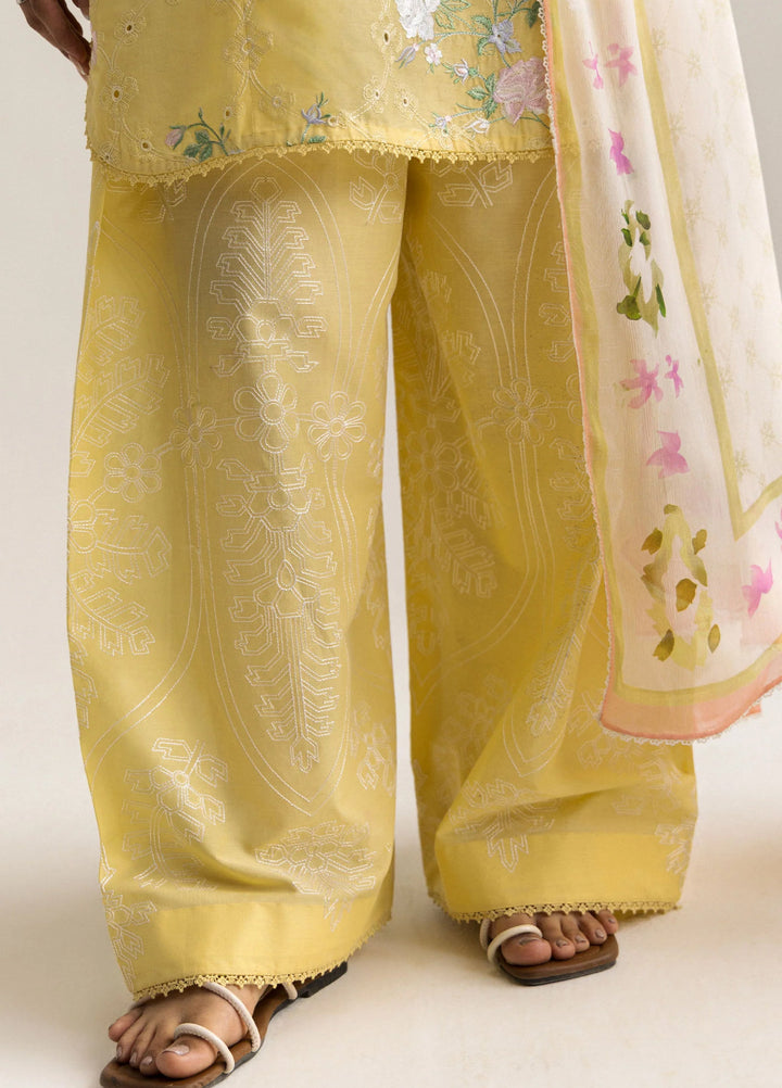 Coco by Zara Shahjahan Unstitched Embroidered Lawn 3 Piece Suit CZS26UCLP AIRI-1B - Eid Collection