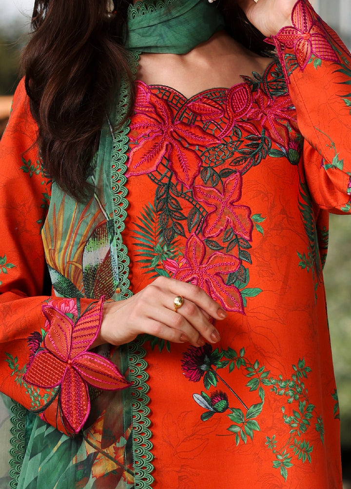 Rang Rasiya Lifestyle Lawn Unstitched Embroidered 3 Piece Suit RR25ULS OLIVINE - Summer Collection