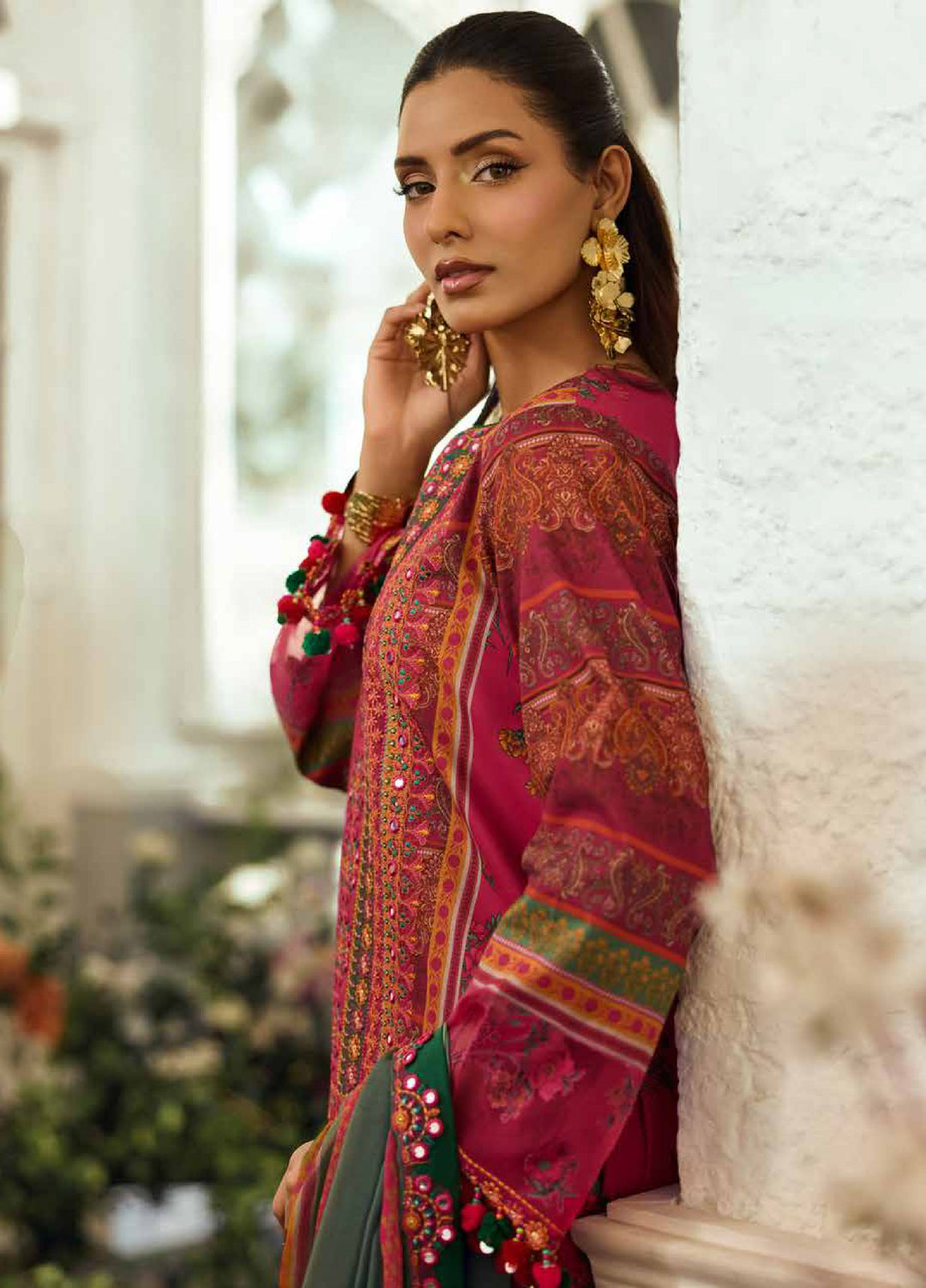 Sun Shine by Charizma Unstitched Embroidered Lawn 3 Piece Suit CHR26ULS CSN6-14 - Summer Collection
