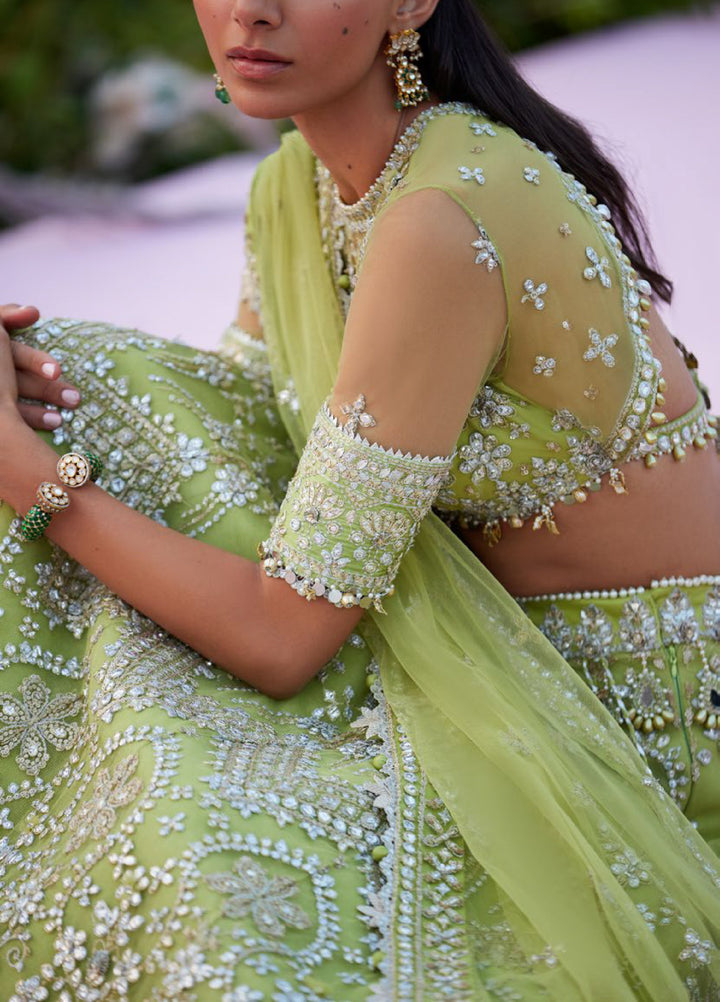 Zaha by Khadija Shah Gossamer Unstitched Embroidered Suits 3 Piece ZL25GF ZC25-01 - Festive Collection