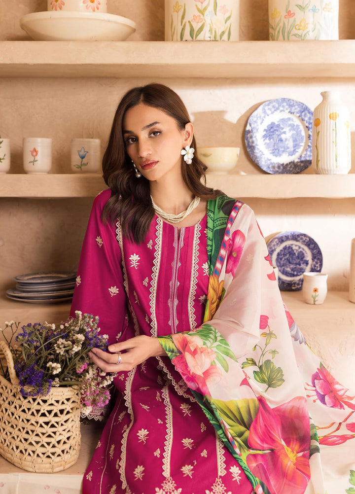 Nissa by Rajbari Unstitched Chikankari Embroidered Lawn 3 Piece Suit RB26UNCL D-9 - Summer Collection