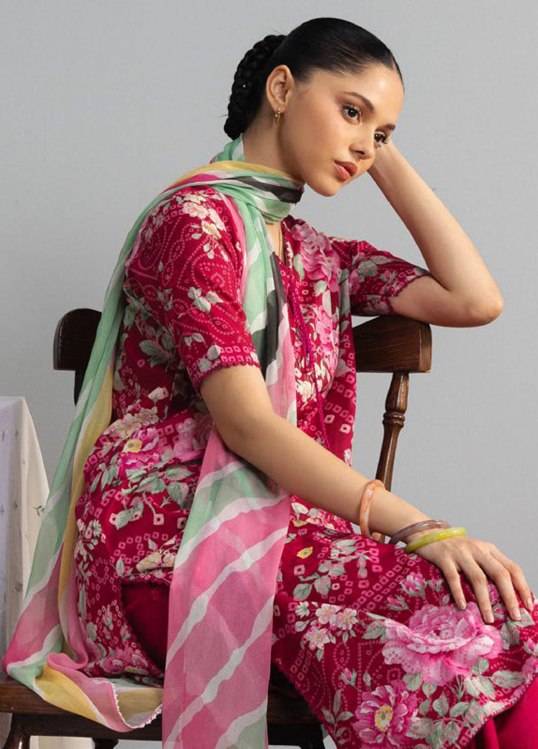 Coco by Zara Shahjahan Unstitched Printed Lawn 3 Piece Suit CZS26ULV KOHANA-4B - Summer Collection