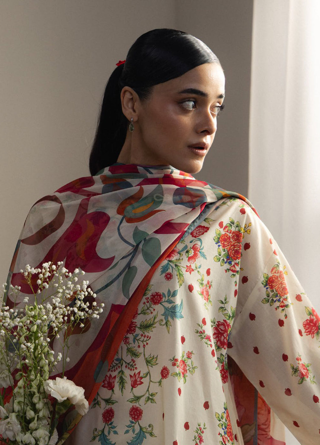 Coco by Zara Shahjahan Unstitched Printed Lawn 3 Piece Suit CZS26ULV AKI-6A - Summer Collection