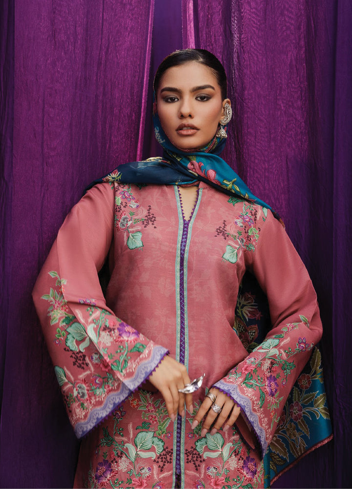 Aik Roz by Aik Atelier Unstitched Khaddar Printed Suits 3 Piece AIK25RK Look 02 - Winter Collection