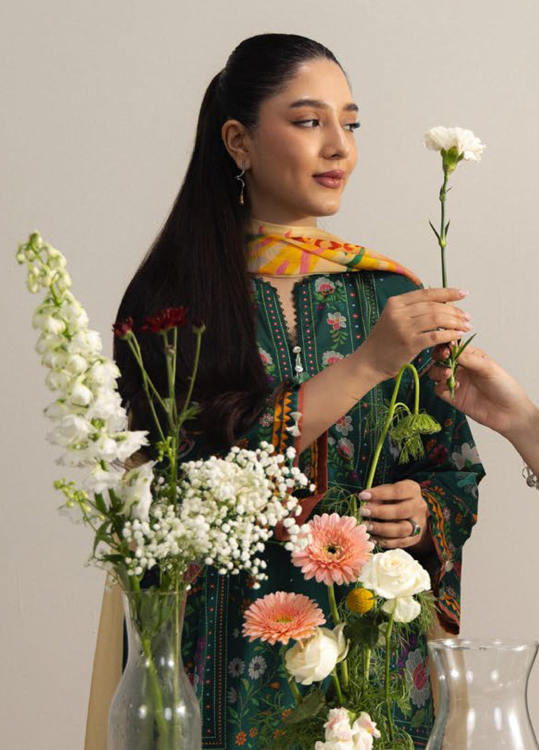Coco by Zara Shahjahan Unstitched Printed Lawn 3 Piece Suit CZS26ULV TAKARA-7B - Summer Collection