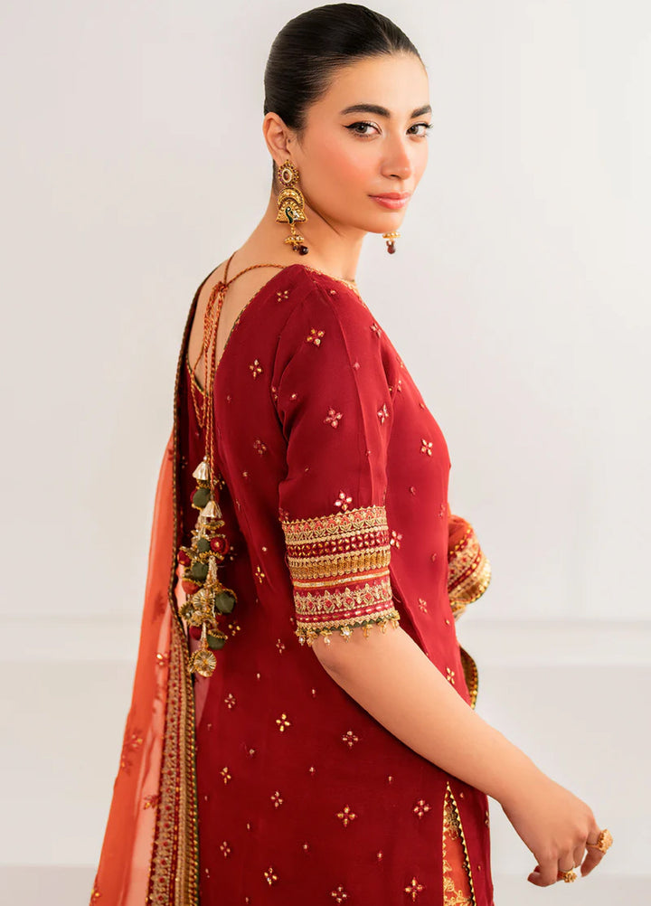 Chantelle by Baroque Unstitched Embroidered Chiffon 3 Piece Suit BQ26UFC UF-698 - Festive Collection