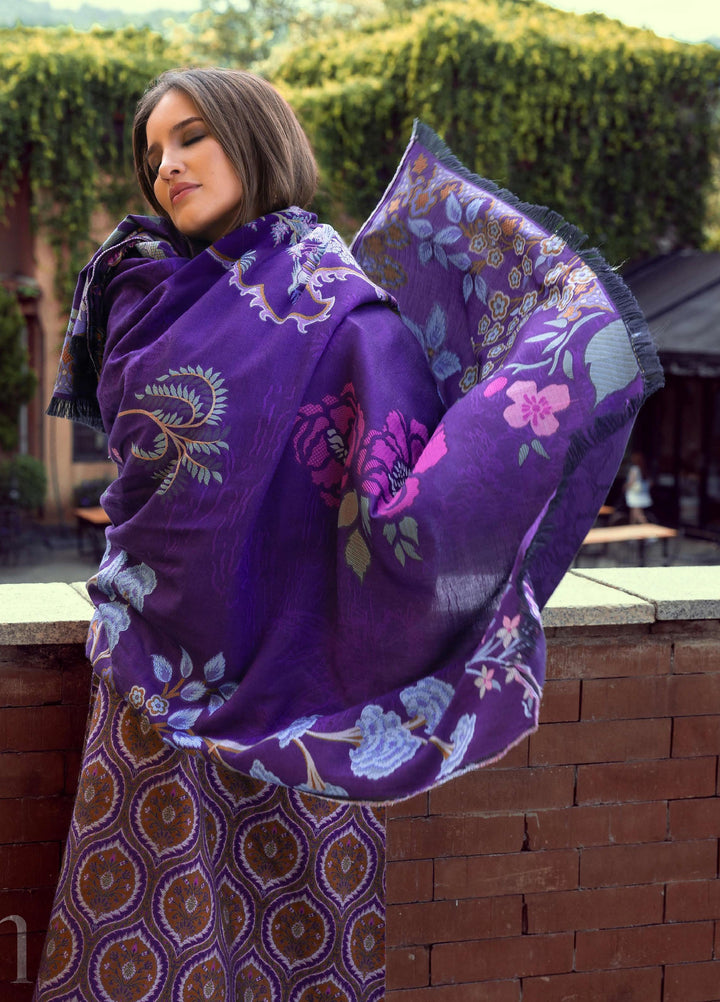 Mushq Broadway Under the Tuscan Sun Embroidered Viscose Suits Unstitched 3 Piece MQ25BT D-01 Luce Toscana - Winter Collection