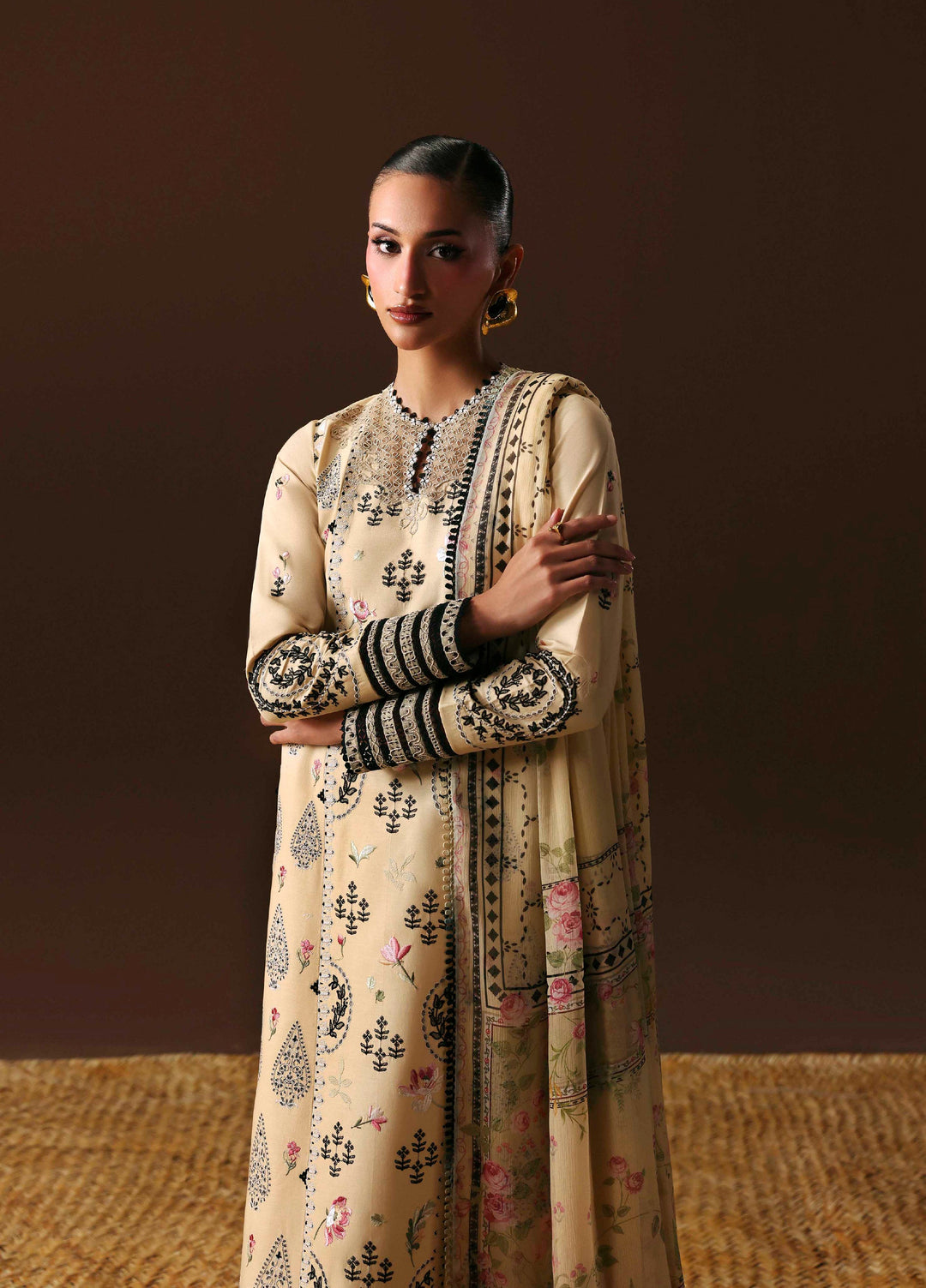 Sable Vogue Unstitched Embroidered Lawn 3 Piece Suit SV26ULL SL-04-26-V2 - Festive Collection