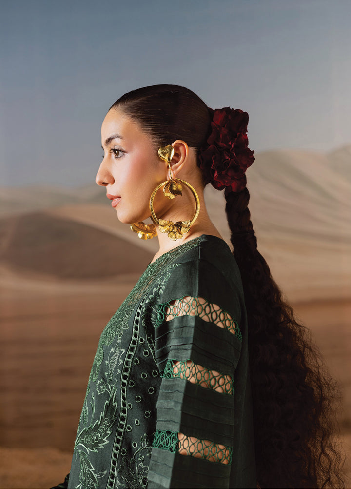 Amelia by Mahnur Unstitched Luxury Cotrai Embroidered 3 Piece Suits MN25AL AM-009 - Winter Collection