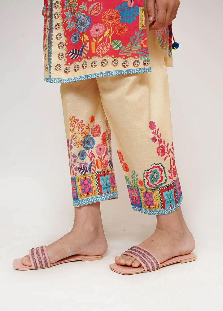 Senorita Girls RTW Printed Cotton 2 Piece Suit KAC-03472 - Casual Collection
