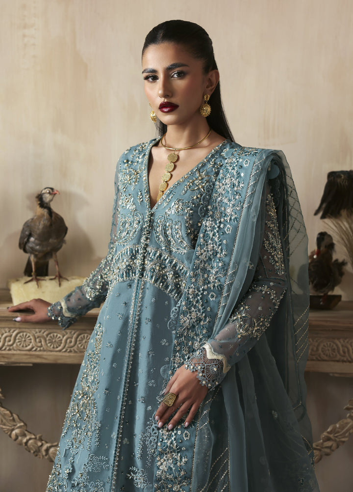 Jahanara by Zarposh Embroidered Organza Suits Unstitched 3 Piece ZP25JF Amyra - Festive Collection