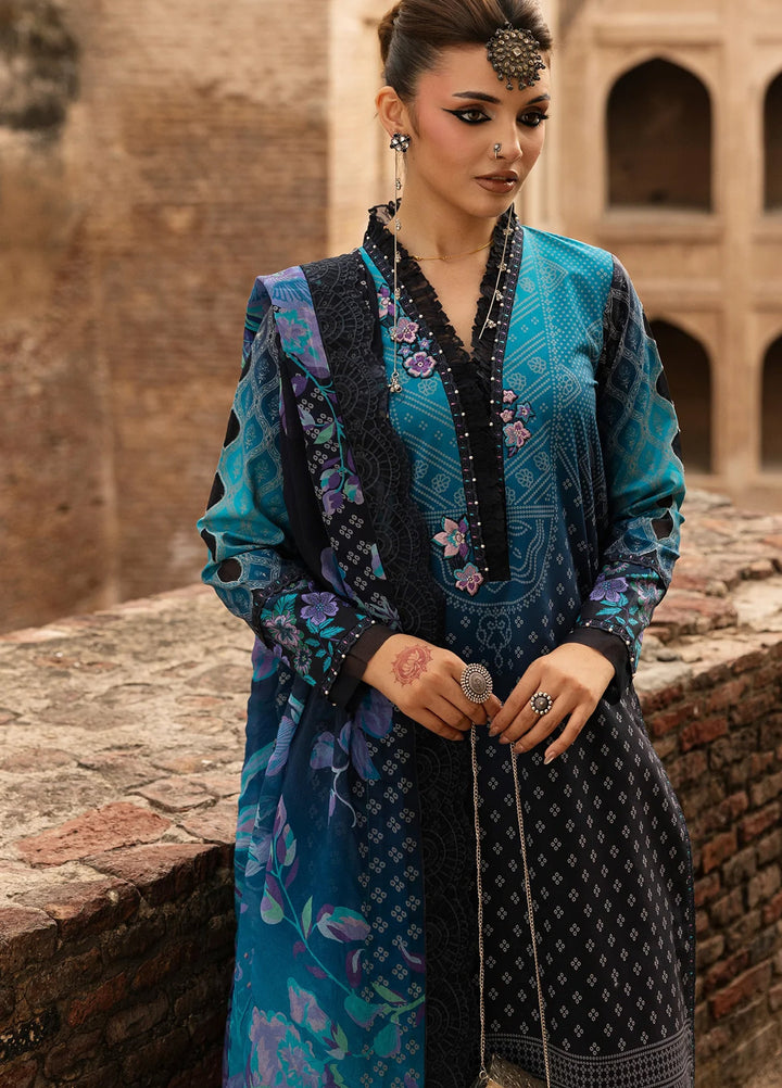 Chunri by Charizma Unstitched Embroidered Lawn 3 Piece Suit CHR26UCL CHN6-04 - Summer Collection