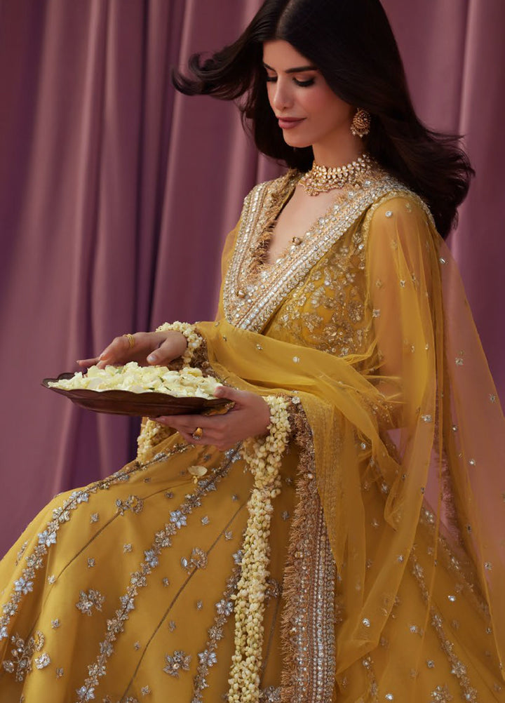 Zaha by Khadija Shah Gossamer Unstitched Embroidered Suits 3 Piece ZL25GF ZC25-02 - Festive Collection