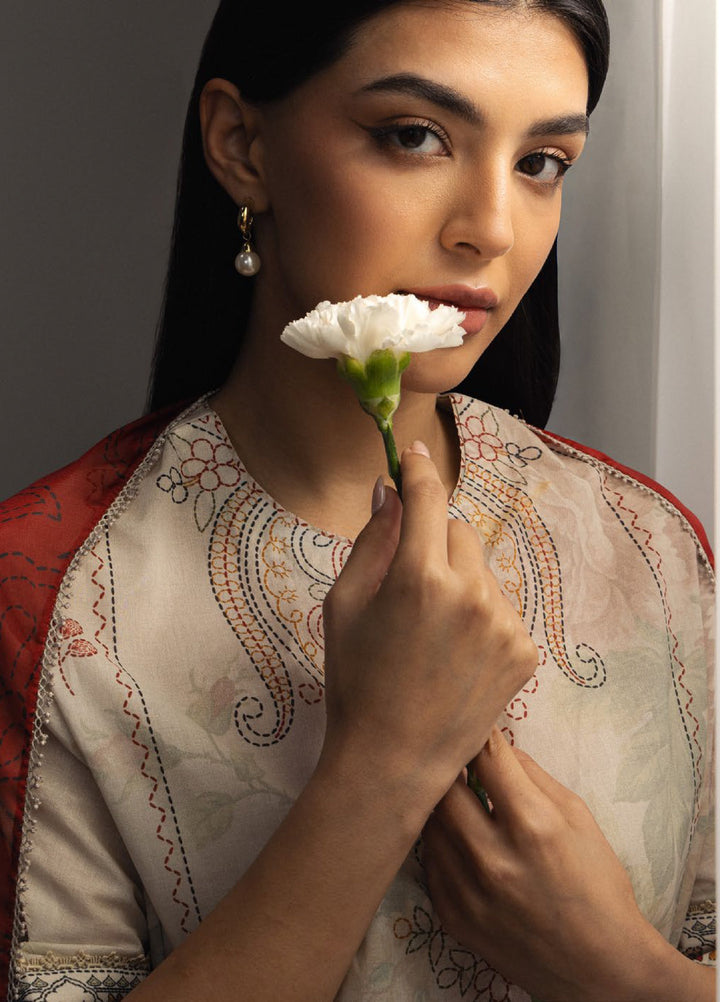 Coco by Zara Shahjahan Unstitched Printed Lawn 3 Piece Suit CZS26ULV SORA-3A - Summer Collection