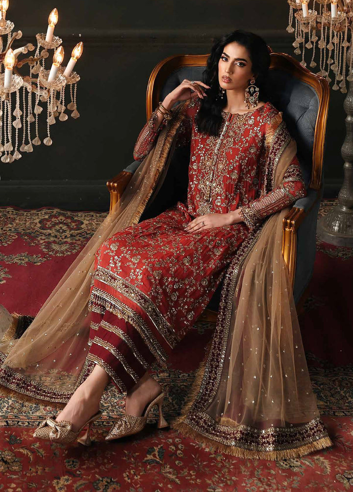 Aura by Charizma Unstitched Chiffon Embroidered Suits 3 Piece CRZ25UA CA26-03 - Festive Collection