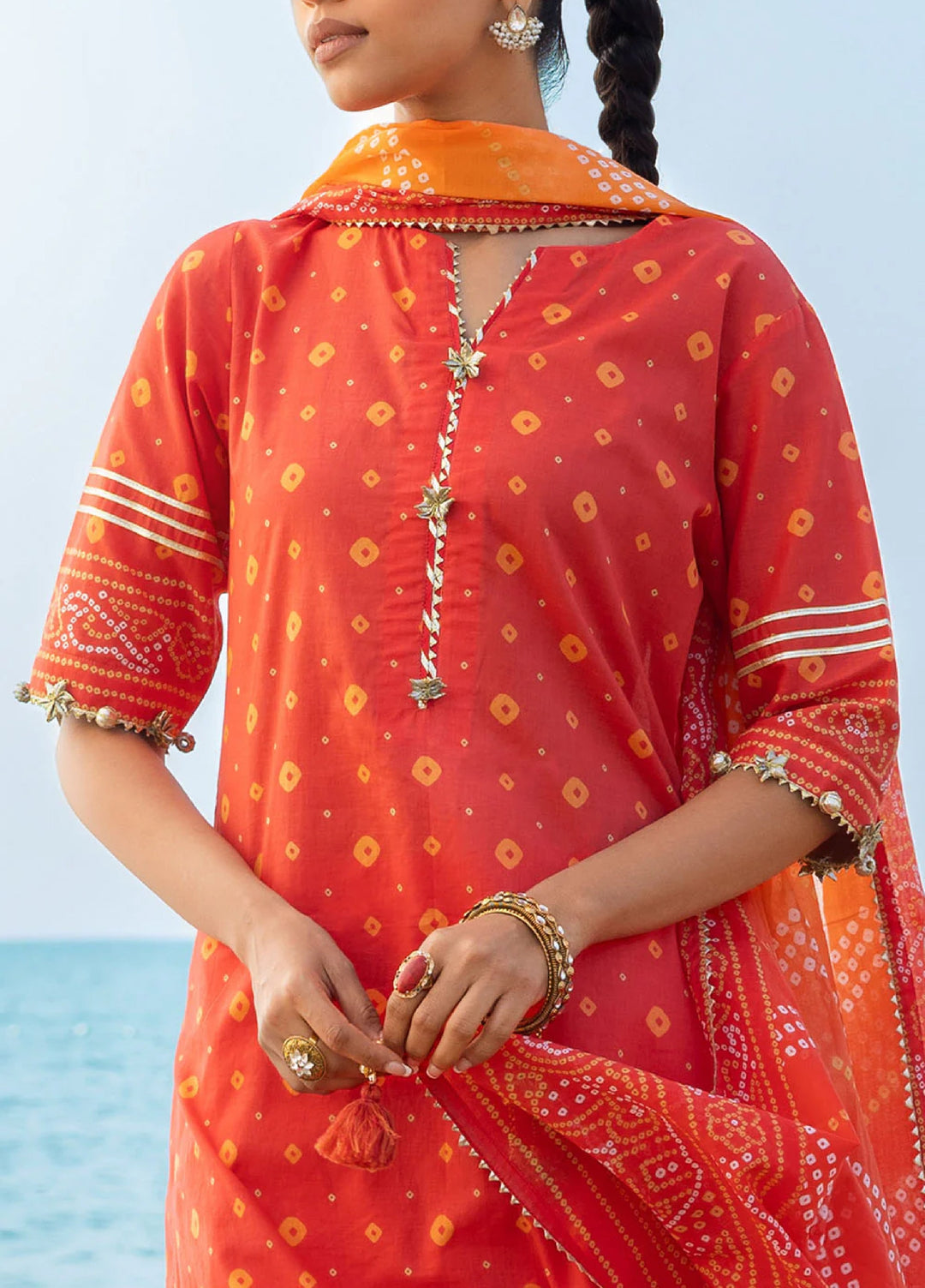 The Chunri by Gul Ahmed Unstitched Printed Lawn 3 Piece Suit GA26UTCL CL-62031 A - Summer Collection