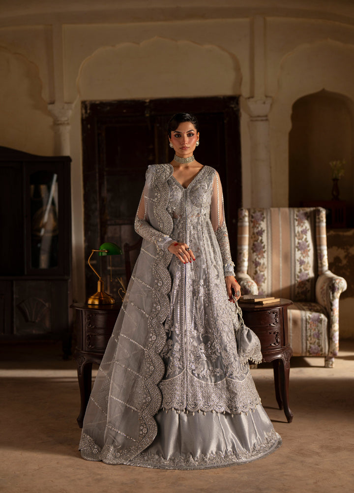 Dastan E Ishq by Ajr Festive Embroidered Unstitched Net 3 Piece Suits AJR25DI D-8 Mehar - Formals Collection