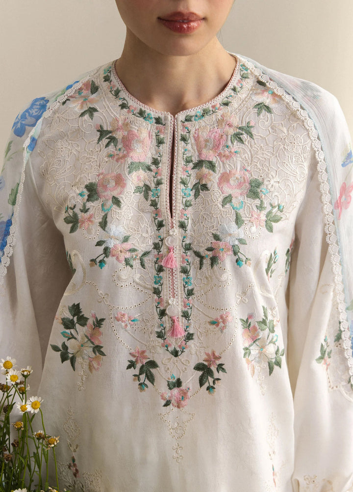 Coco by Zara Shahjahan Unstitched Embroidered Lawn 3 Piece Suit CZS26UCLP ARLO-7A - Eid Collection
