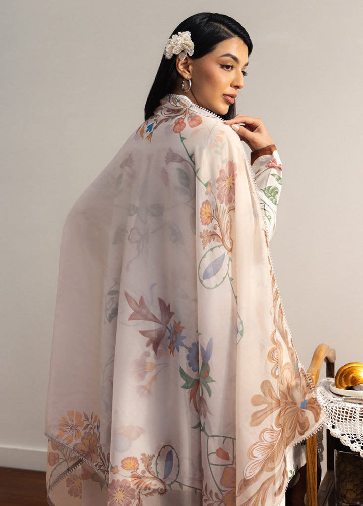 Coco by Zara Shahjahan Unstitched Printed Lawn 3 Piece Suit CZS26ULV YUKI-8A - Summer Collection
