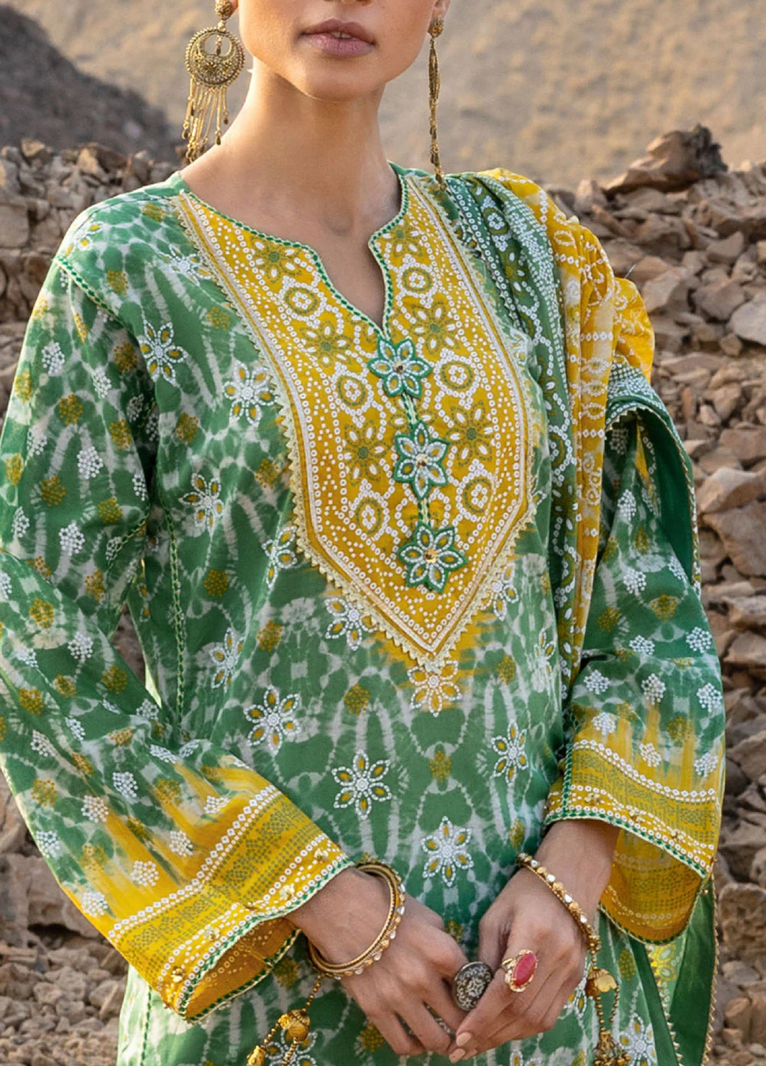 The Chunri by Gul Ahmed Unstitched Printed Lawn 3 Piece Suit GA26UTCL CL-62022 B - Summer Collection