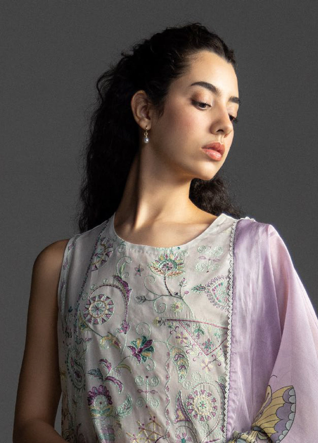 Coco by Zara Shahjahan Unstitched Embroidered Lawn 3 Piece Suit CZS26UL VEYA-7A - Summer Collection