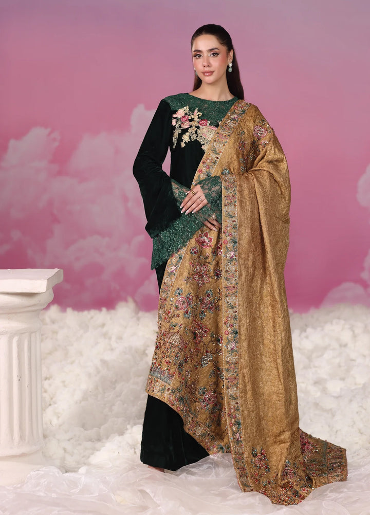 Mount Olypus by Musferah Saad Pret Embroidered Velvet 2 Piece Eternal Envy - Festive Collection