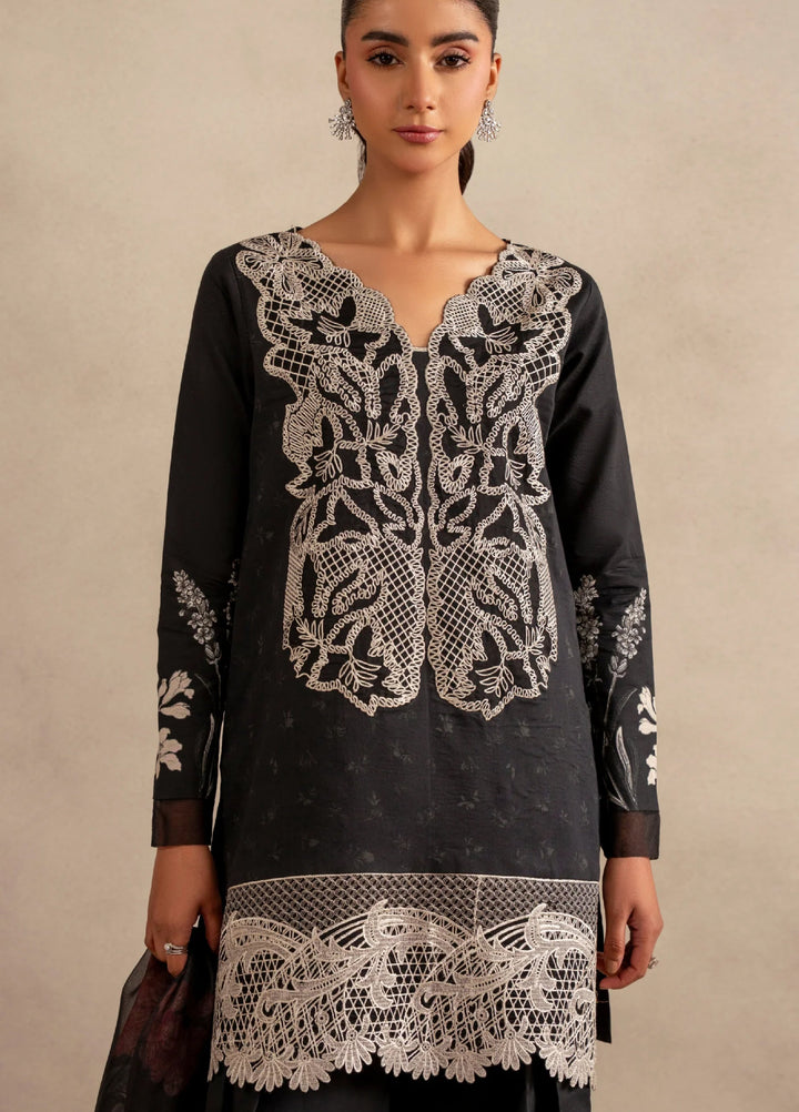 Meraki by Asifa and Nabeel Unstitched Embroidered Lawn 3 Pcs Suit AN26UM MSSL-06 Wild Flower Whimsy - Summer