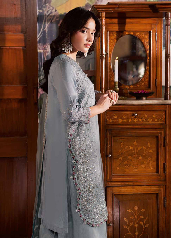 Nureh Nur Mahal The Silk Edit Unstitched Suits 3 Piece NU25NM NE-195 - Festive Collection