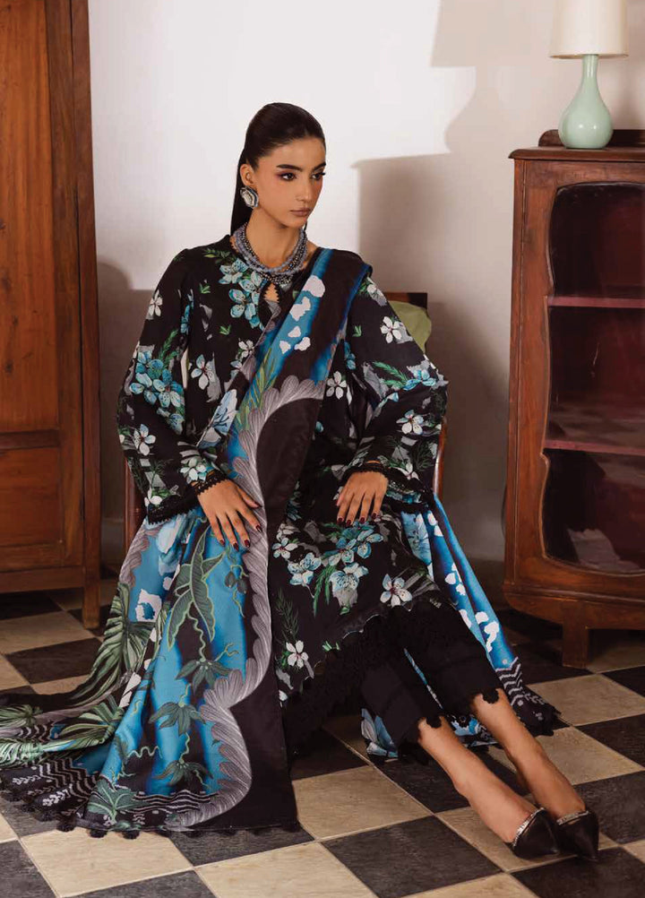 Signature Prints by Nureh Unstitched Linen Jacquard Suits 3 Piece NU25LJ SP-194 - Winter Collection