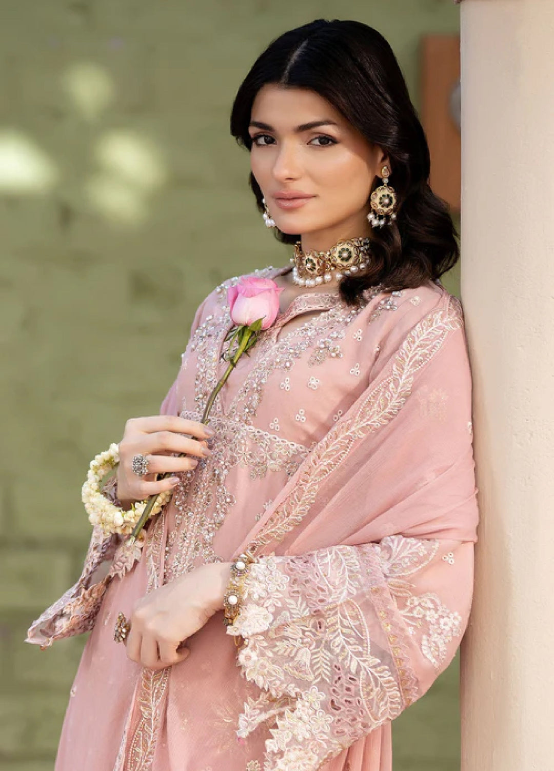Sahellian by Meerak Women Pret Luxury Chiffon 4 Piece Rukhsar - Formals Collection
