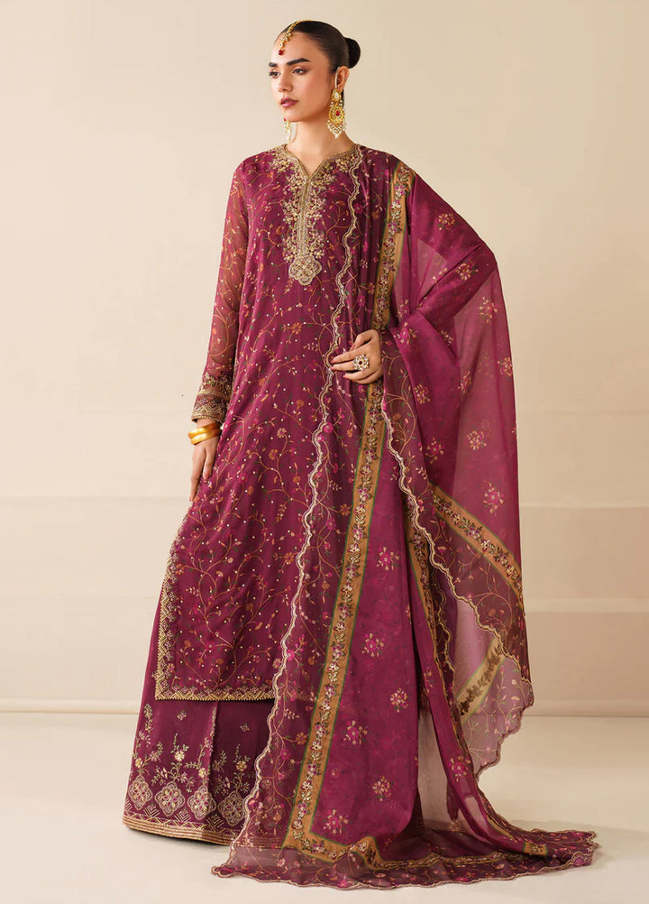 Chantelle by Baroque Unstitched Embroidered Chiffon 3 Piece Suit BQ26UFC UF-4277 - Festive Collection