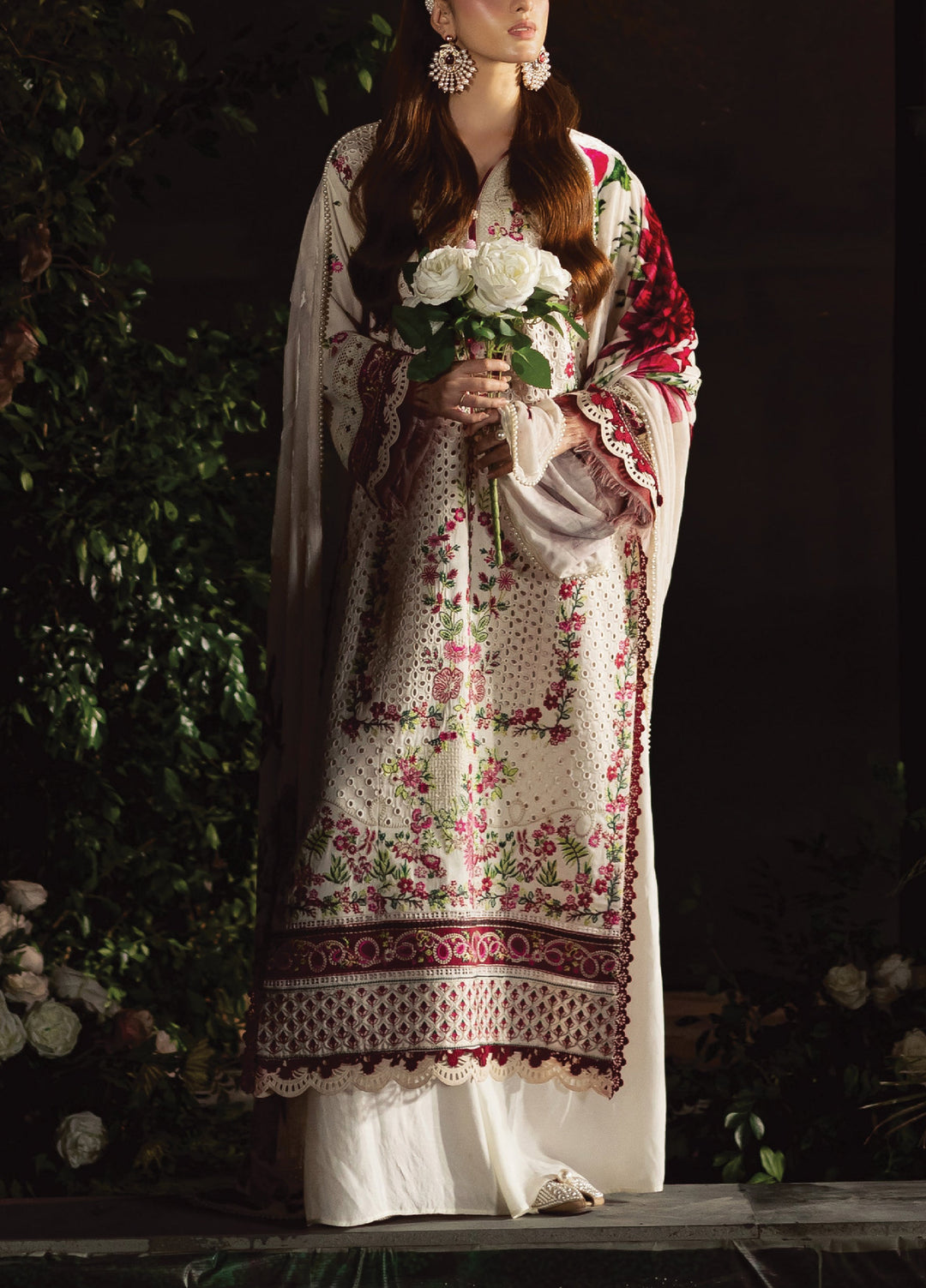 Amelia by Mahnur Unstitched Luxury Cotrai Embroidered 3 Piece Suits MN25AL AM-002 - Winter Collection