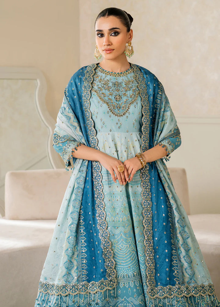 Chantelle by Baroque Unstitched Embroidered Raw Silk 3 Piece Suit BQ26UFC UF-4162 - Festive Collection