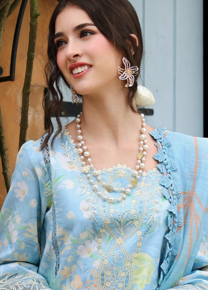 Rang Rasiya Lifestyle Lawn Unstitched Embroidered 3 Piece Suit RR25ULS GARDENIA - Summer Collection