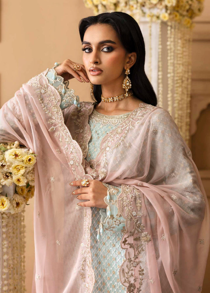 Shehrzadi by Emaan Adeel Unstitched Embroidered Chiffon 3 peice EA25SC Aariz - Formals Collection